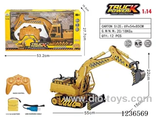 11ch multi-function RC engineering car (with automatic demonstration function/ sound) 2.4G included battery