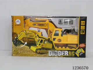 8ch RC excavation engineering car 2.4G included battery
