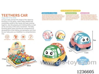 Cartoon soft plastic mini bus 12pcs/box