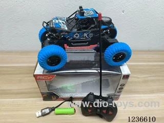 RC mountain bike with lights (included battery) rechargeable version