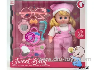12 inch empty body doll with music included battery