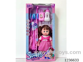 12 inch empty body doll with music included battery