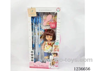 11 inch doll+Trolley+Accessories included battery
