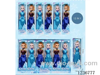 12-in-1 empty body Ice Barbie set (12PCS)