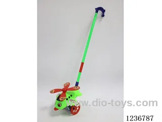 Push cartoon aeroplane 3 colors