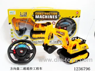 steering wheel RC engineering vehicle not included battery