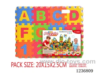 EVA English Alphabet and Numbers Jigsaw 36pcs