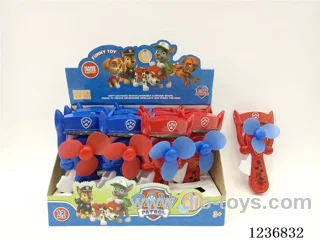 Doggy Patrol Hand-pressure Fan (12pcs)
