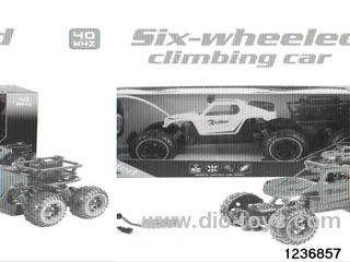 1:16 4 ch climbing car with light，include battery