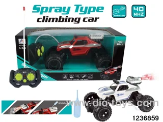 1:18 5 ch rc spray climbing car with light，not include battery