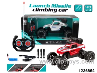 1:18 4 ch rc climbing car with light，include battery