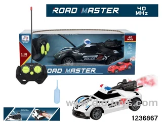 1:18 5 ch rc spray car with light，include battery