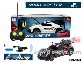 1:18 5 ch rc spray car with light，include battery