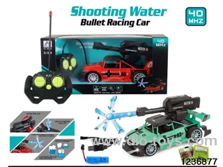 1:18 5 ch rc water bullet car with light，include battery