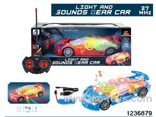 1:18 4 ch rc car with light/music，include battery