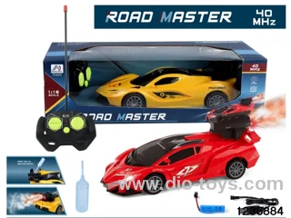 1:18 5 ch rc spray car with light，include battery
