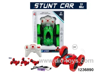 rc stunt car with light，include battery