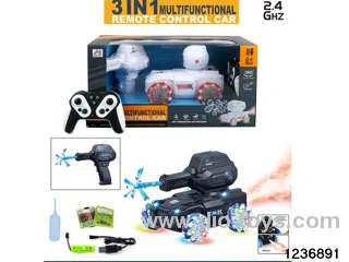 2.4G 11 ch rc stunt car with light/music，include battery