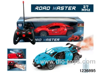 1:18 6 ch rc spary car with light，not include battery