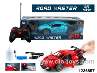1:18 6 ch rc spary car with light，include battery