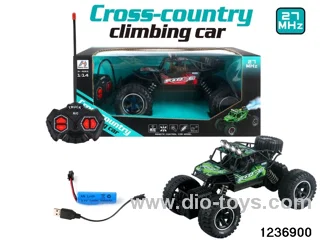 1:14 4 ch rc climbing car with light，include battery