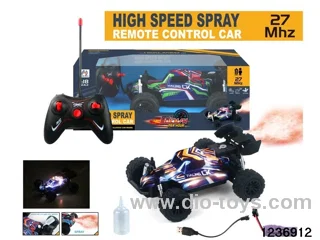 1:18 5 ch rc spray car with light，include battery