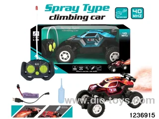 1:18 5 ch rc spray climbing car with light，include battery