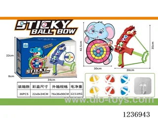 Cartoon Sticky Ball Shooting Bow