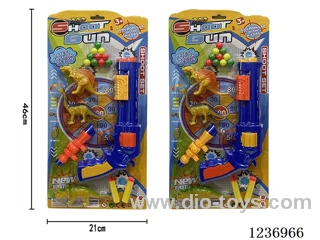 revolver ping pong gun set 2 colors mixed