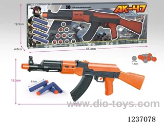 AK47 ping pong soft bullet gun