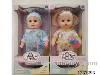 12 inch empty body doll with 4 IC two mixed included battery