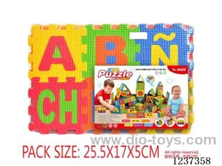 EVA Spanish and Numeric Jigsaw Puzzle 36pcs