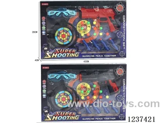 Soft bullet ping pong gun 2 colors mixed