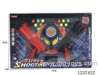 Soft bullet ping pong gun 2 colors mixed