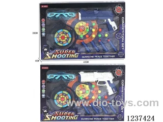 Soft bullet ping pong gun 2 colors mixed