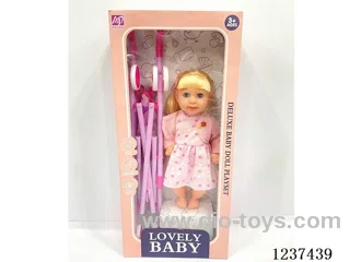 16 inch doll with Iron Stroller / IC Included Battery