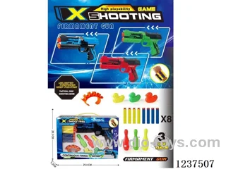 soft bullet gun 3 colors mixed