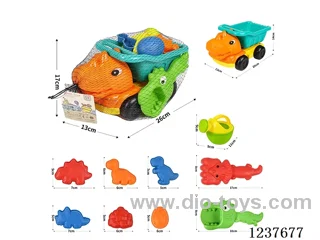 Dinosaur Cars Beach Cart Set 10pcs