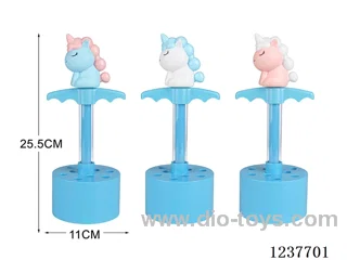 Unicorn Pony Cinder Block Snow Clip