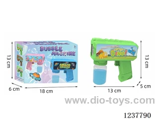 Automatic bubble gun with light not included battery