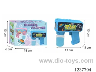 Automatic bubble gun with light not included battery