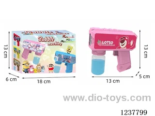 Automatic bubble gun with light not included battery