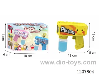 Automatic bubble gun with light not included battery