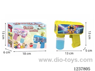 Automatic bubble gun with light not included battery