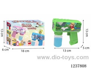 Automatic bubble gun with light not included battery