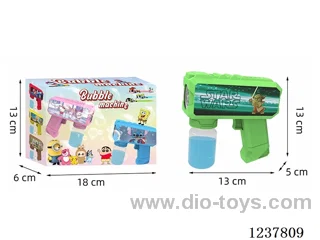 Automatic bubble gun with light not included battery