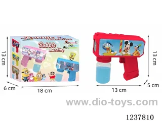 Automatic bubble gun with light not included battery