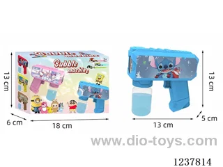 Automatic bubble gun with light not included battery