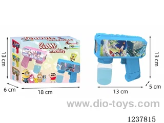 Automatic bubble gun with light not included battery