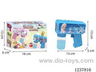 Automatic bubble gun with light not included battery